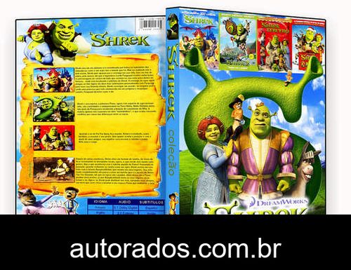Quadrilogia Shrek (2001 – 2011) DVD-R AUTORADO –
