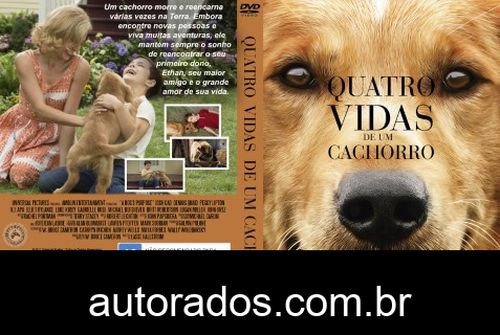 Quatro Vidas de um Cachorro (2017) DVD-R OFICIAL –