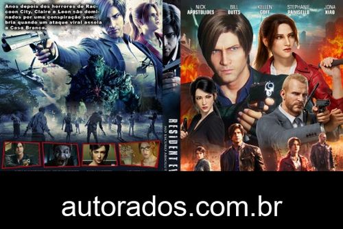 RESIDENT EVIL: No Escuro Absoluto (2021) DVD-R AUTORADO –