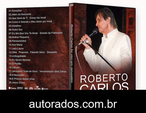 Roberto carlos Ao Vivo Em Jerusalém (2019) DVD-R –