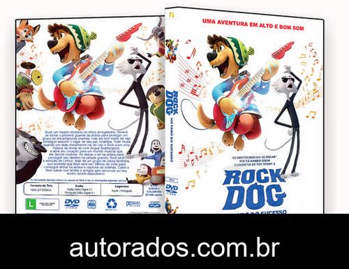 Rock Dog – No Faro do Sucesso (2017) DVD-R OFICIAL –