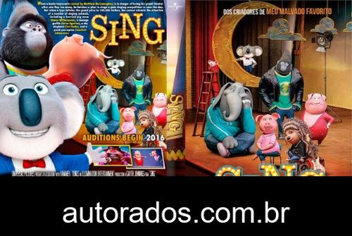 Sing – Quem Canta Seus Males Espanta (2017) DVD-R OFICIAL –