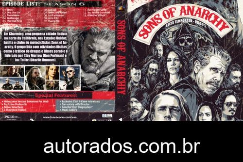 Sons of Anarchy 6ª Temporada Completa (2013) DVD-R AUTORADO –