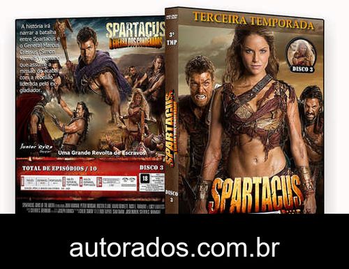 Spartacus 3ª Temporada Completa (2013) DVD-R OFICIAL –