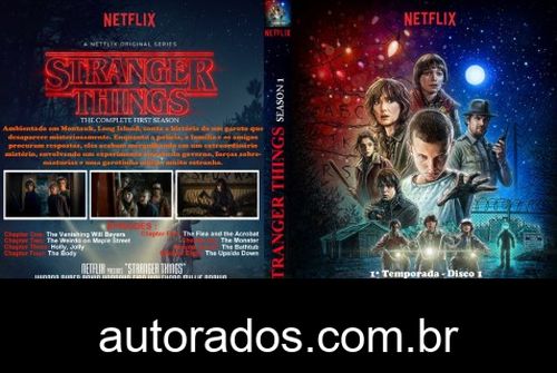 Stranger Things 1ª Temporada Completa (2016) DVD-R AUTORADO –