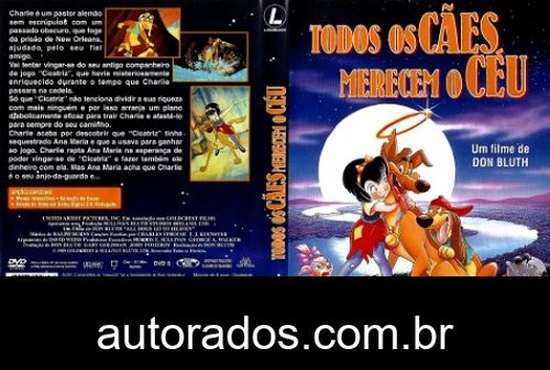 Todos os Cães Merecem o Céu (1989) DVD-R OFICIAL –