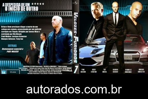Velozes & Furiosos 7 (2015) DVD-R OFICIAL –