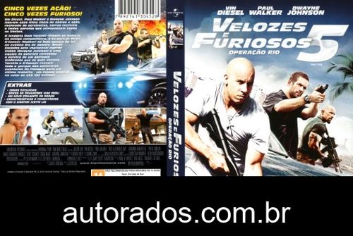 Velozes e Furiosos 5: Operação Rio (2011) DVD-R OFICIAL –