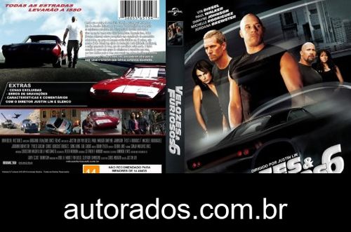 Velozes e Furiosos 6 (2013) DVD-R OFICIAL –