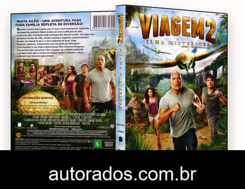 Viagem 2: A Ilha Misteriosa (2012) DVD-R OFICIAL –