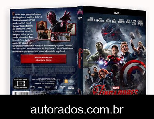 Vingadores – Era de Ultron (2015) DVD-R OFICIAL –