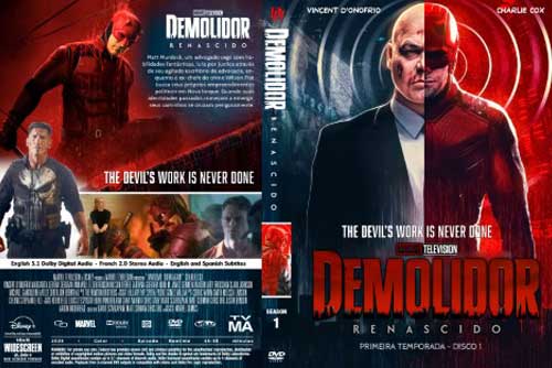 Demolidor - Renascido 1ª Temporada Completa (2026) DVD-R AUTORADO